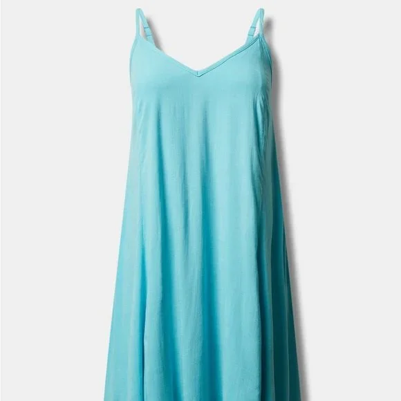 ❤️NWT TORRID SWIM COVER UP - V NECK - LINED BEACH DRESS PLUS SIZE - Picture 10 of 13